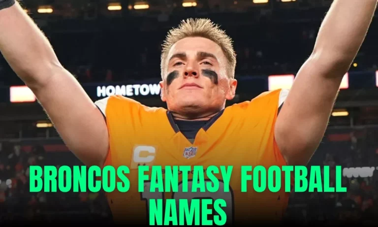Broncos Fantasy Football Names