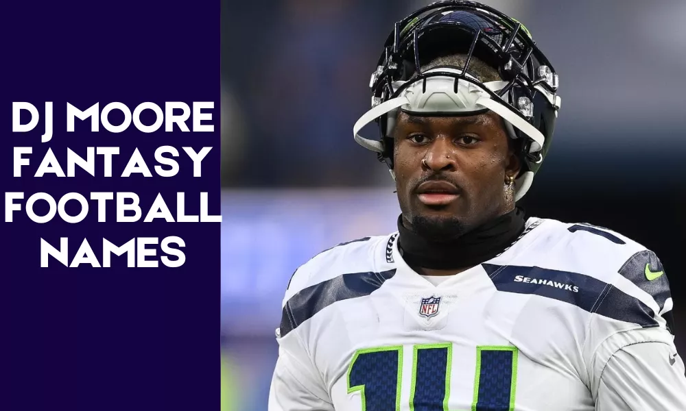 DJ Moore Fantasy Names (Funny, Clever & Best Team Name Ideas) 2 DJ Moore Fantasy Football Names