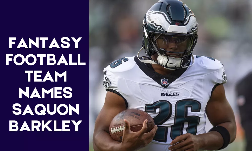 Fantasy Football Team Names Saquon Barkley