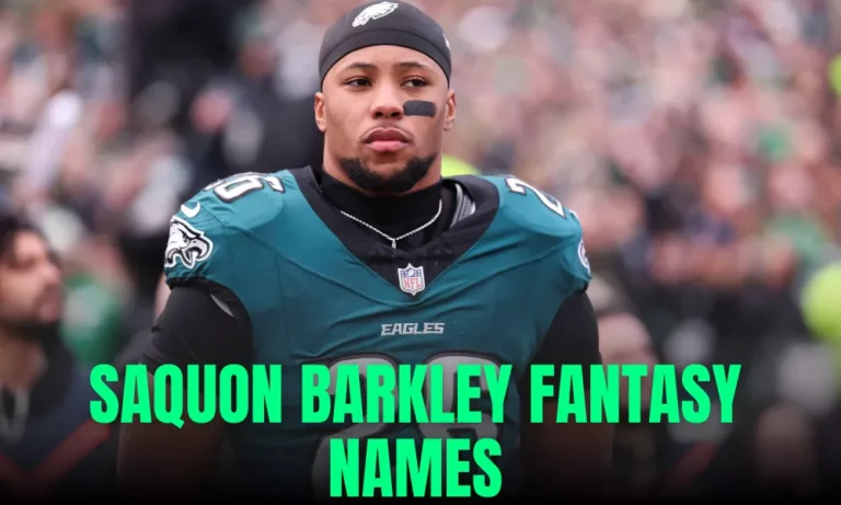Saquon Barkley Fantasy Names
