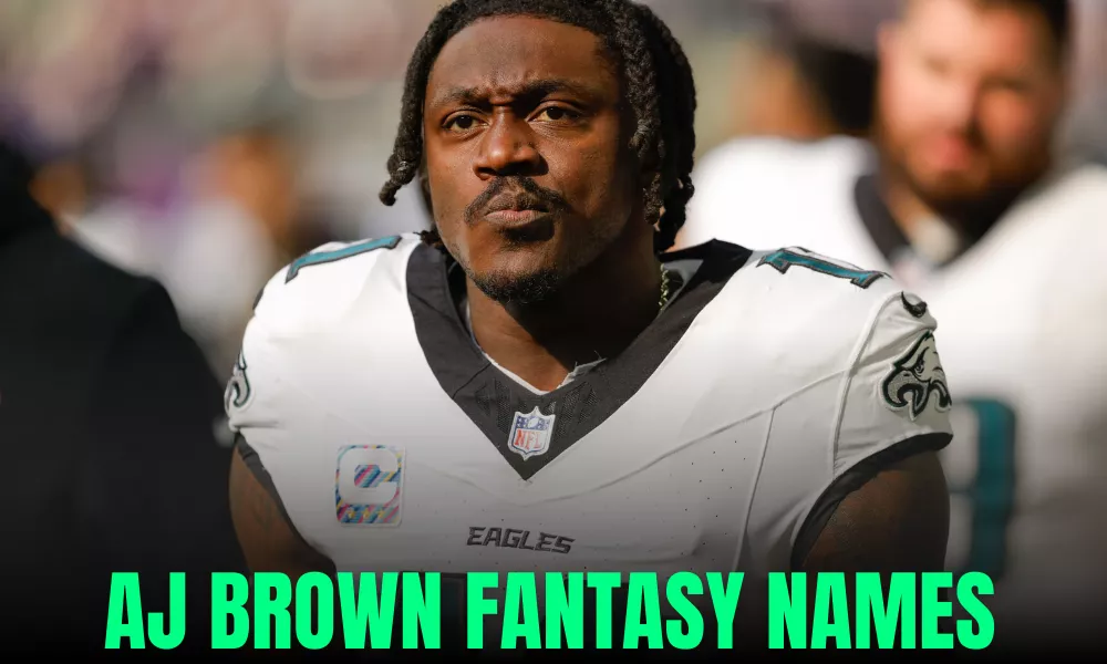 AJ Brown Fantasy Names (Funny, Clever & Best Team Name Ideas) 19 AJ Brown Fantasy Names