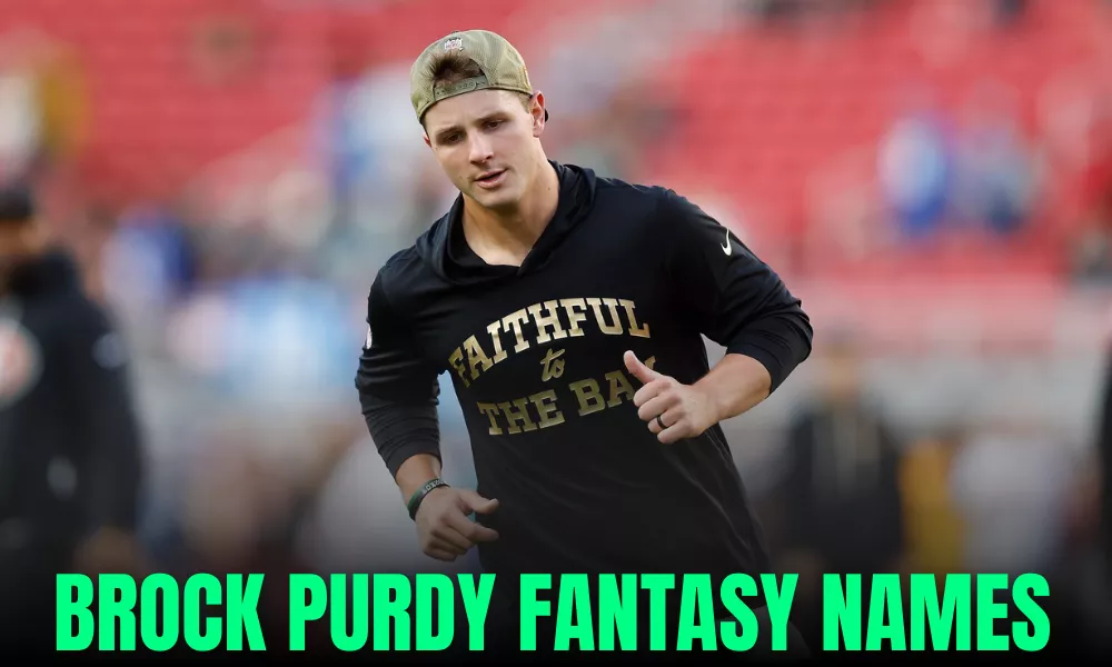 Brock Purdy Fantasy Names (Funny, Clever & Best Team Name Ideas) 4 Brock Purdy Fantasy Names