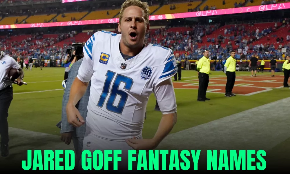 Jared Goff Fantasy Names (Funny, Clever & Best Team Name Ideas) 23 Jared Goff Fantasy Names