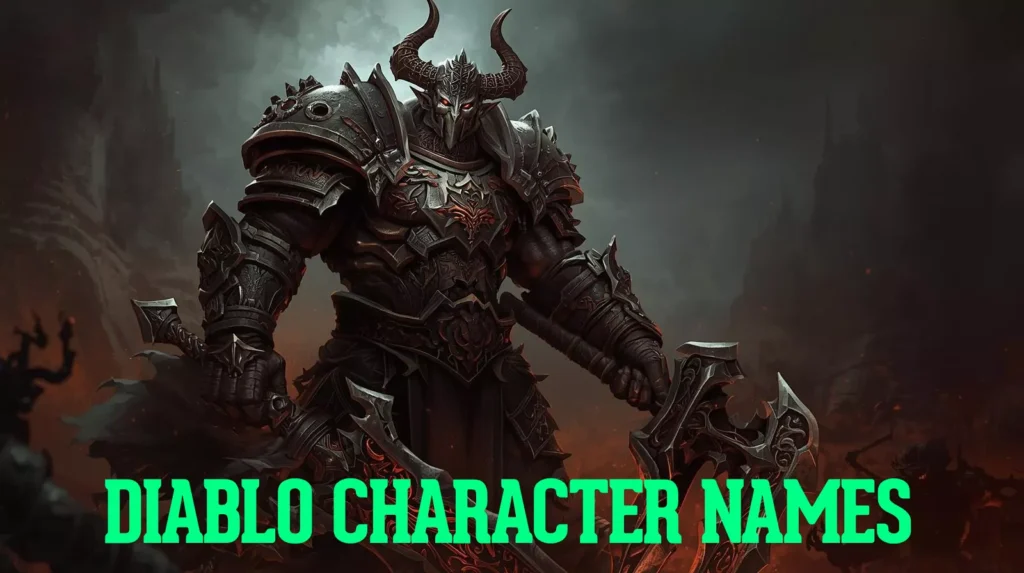 Diablo Character Names
