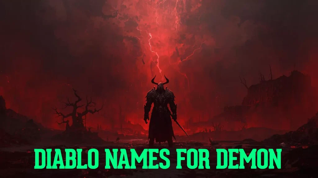 Diablo Names For Demon