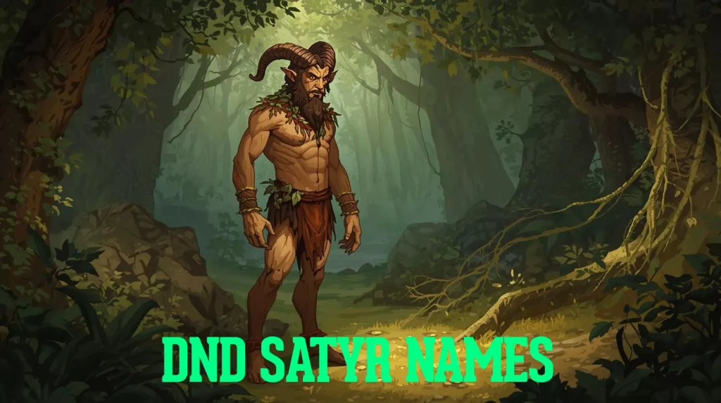 Dnd Satyr Names