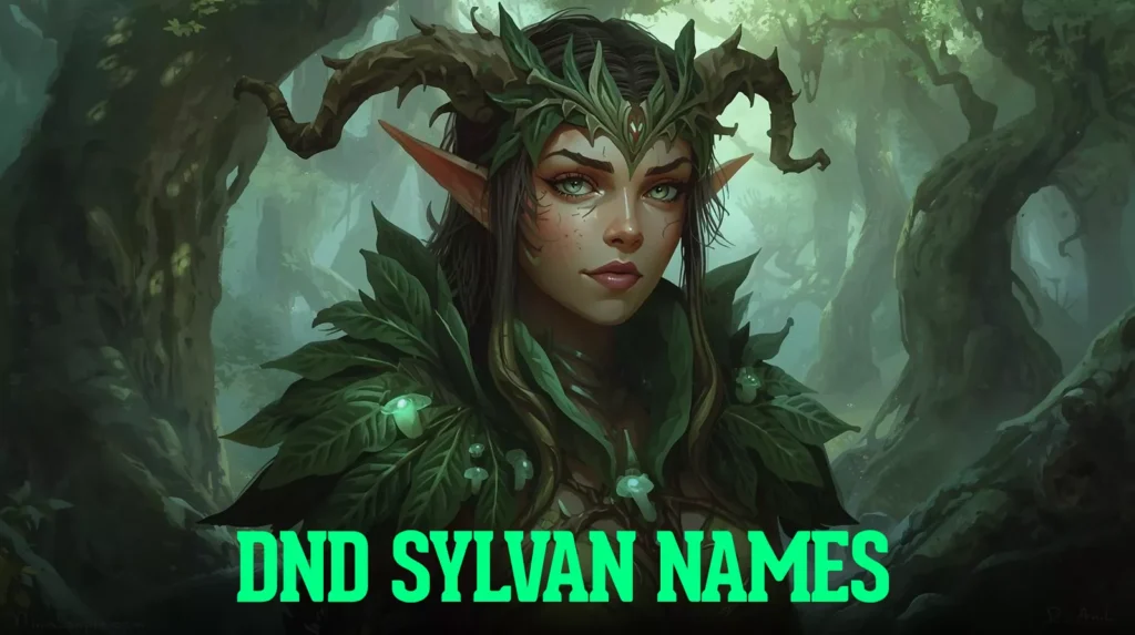 Dnd Sylvan Names