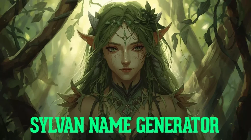 Sylvan Name Generator
