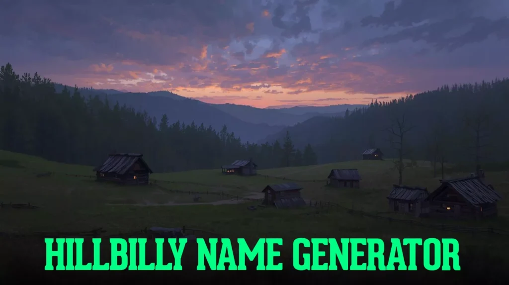 Hillbilly Name Generator