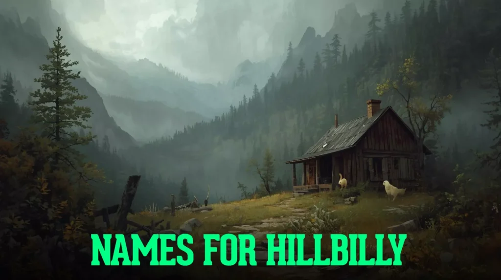 Names For Hillbilly