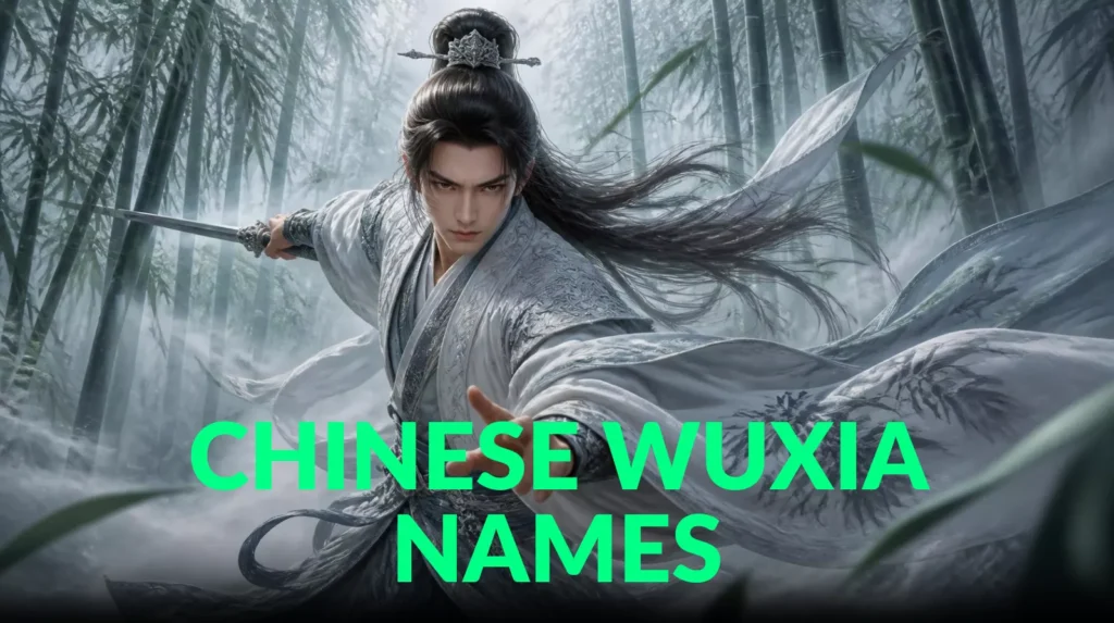 Chinese Wuxia Names