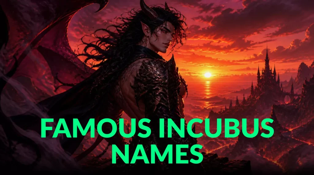 Famous Incubus Names