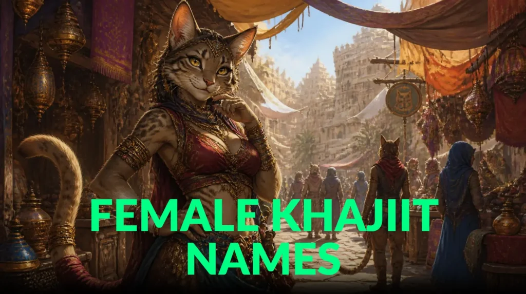 Female Khajiit Names