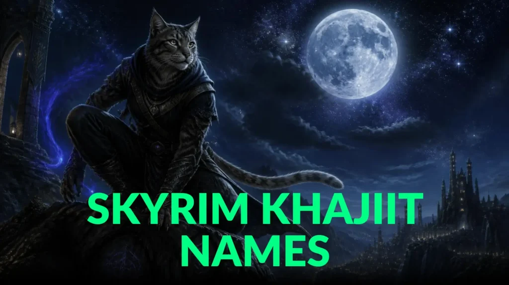 Skyrim Khajiit Names