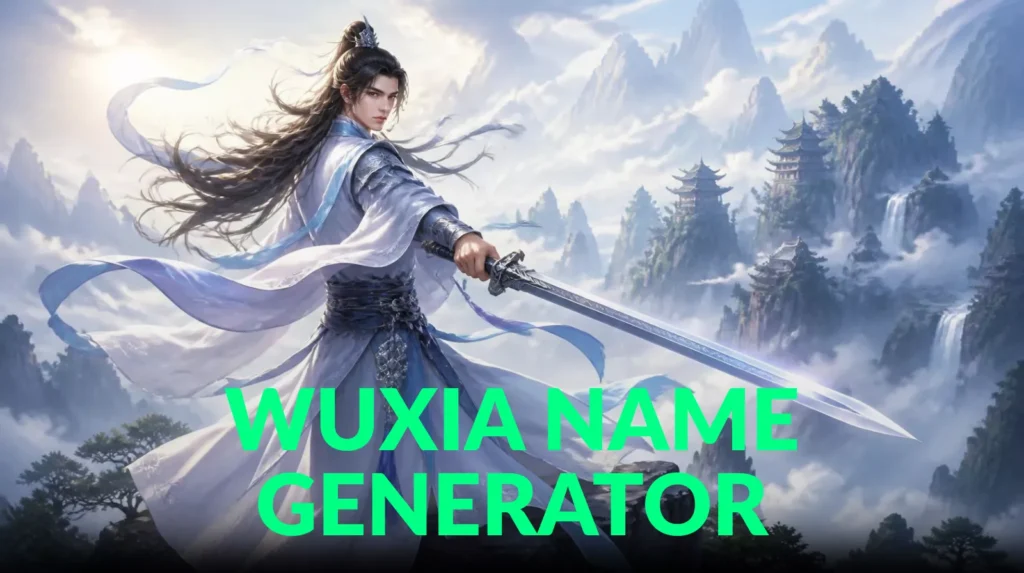 Wuxia Name Generator